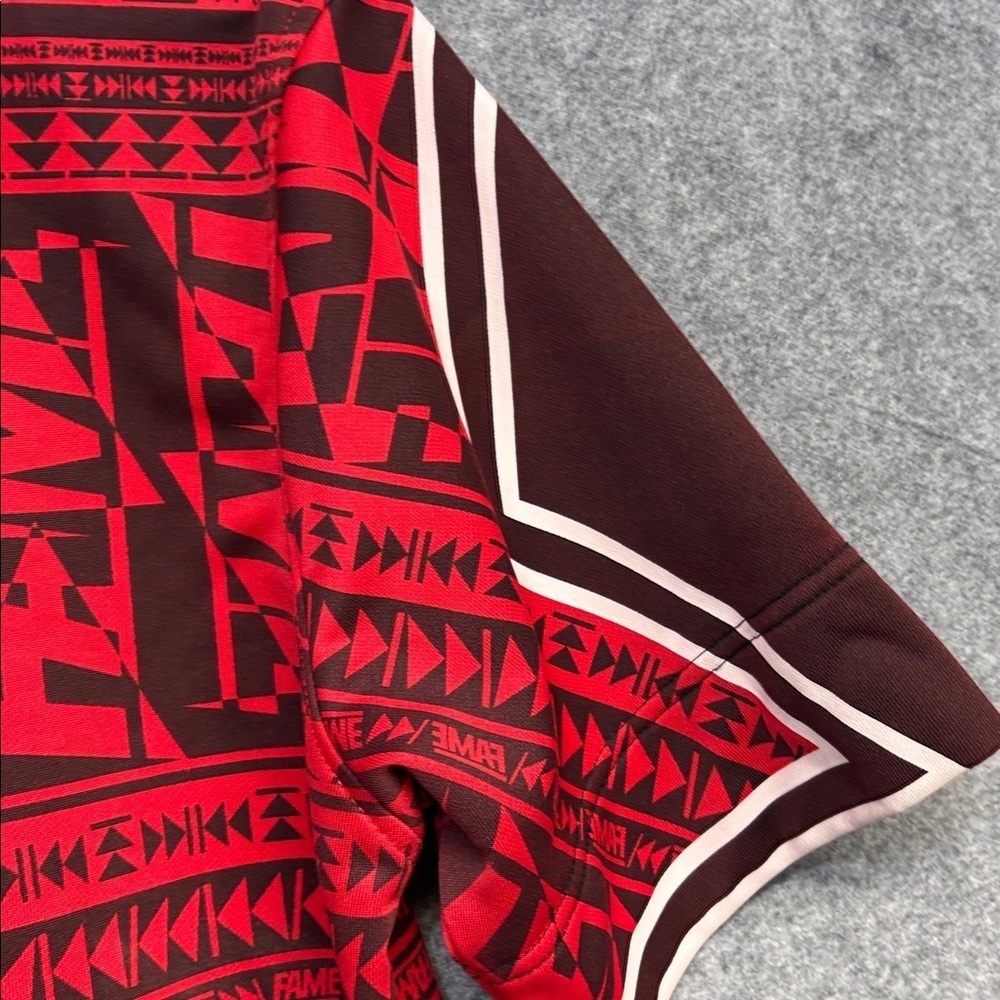 Ball Of Fame 2nd Sucks Fame Red Black White Maroon Jersey Shirt M — image 8 of 8